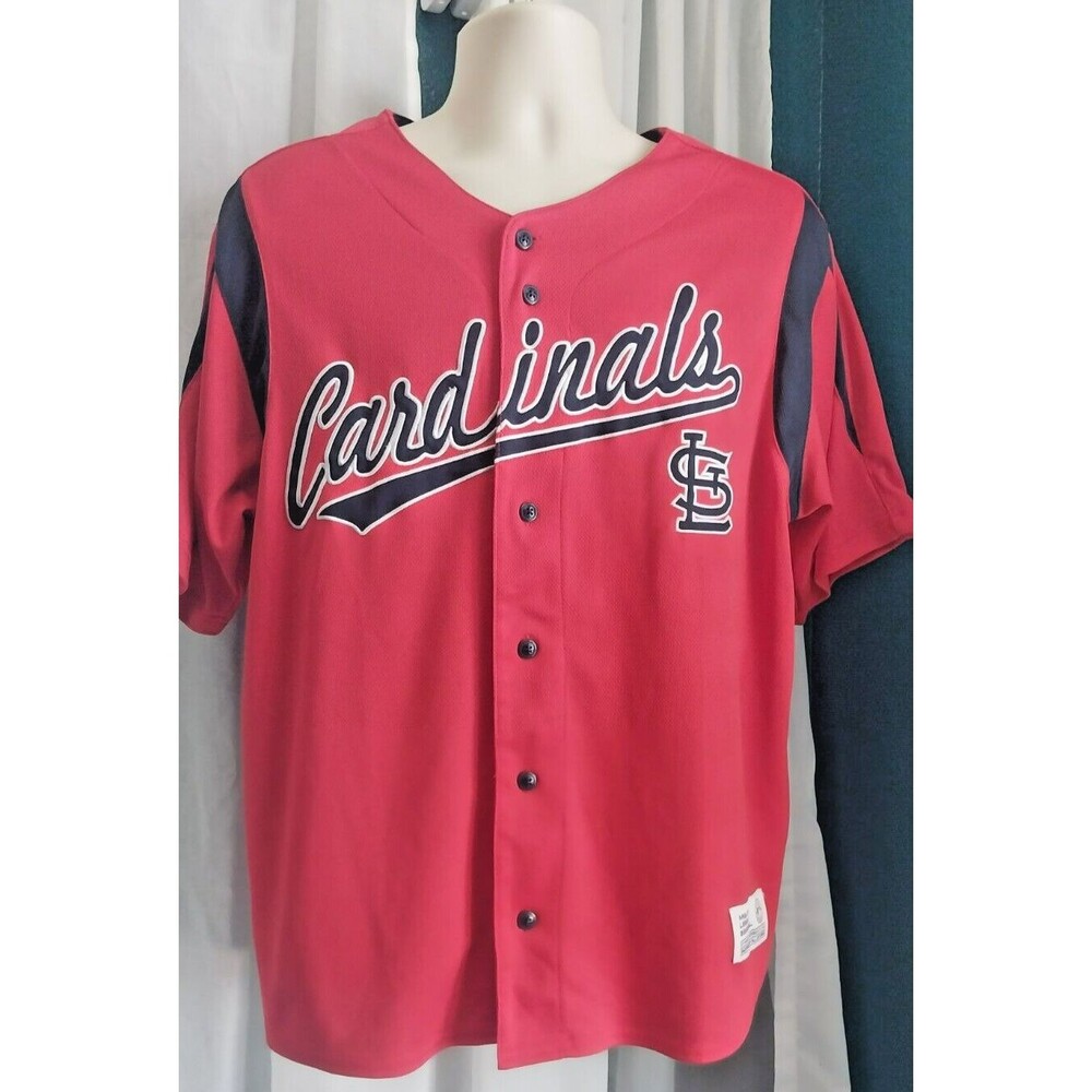St. Louis Cardinals Dynasty Series Red Jersey Major League Baseball Large